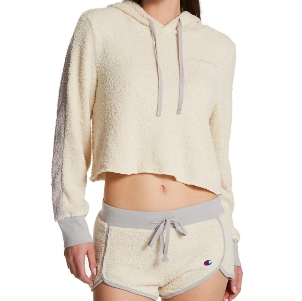 Champion Cropped Marshmallow Sleep Set